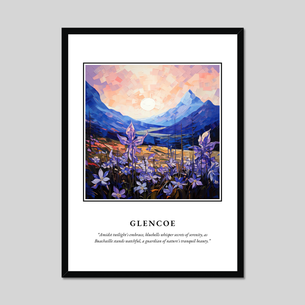 Poster in a black frame