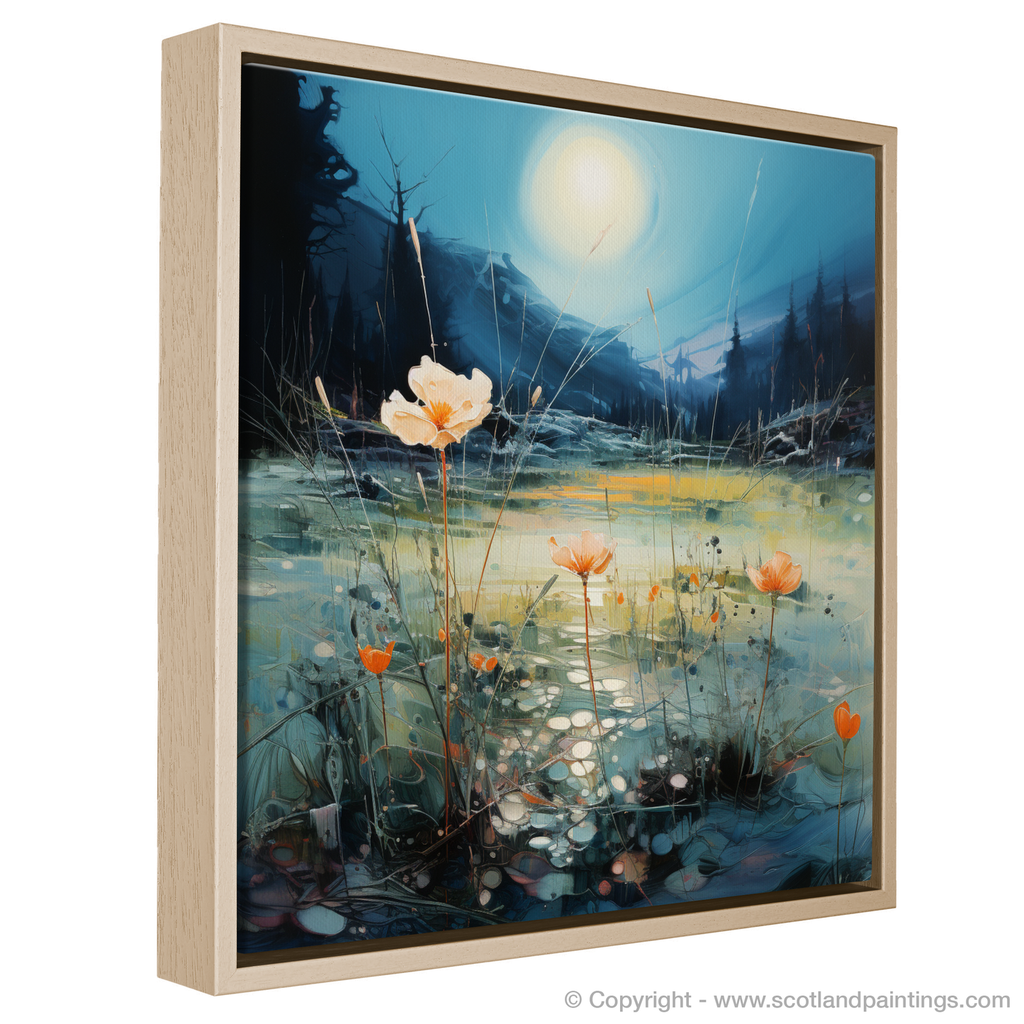 Dawn's Enchantment: Tormentil in Glencoe Meadow