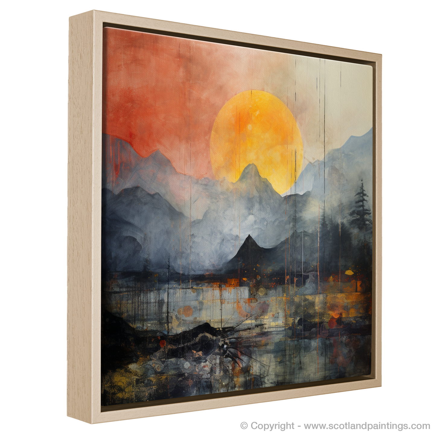 Rolling Fog in Glencoe: A Pop Art Spectacle