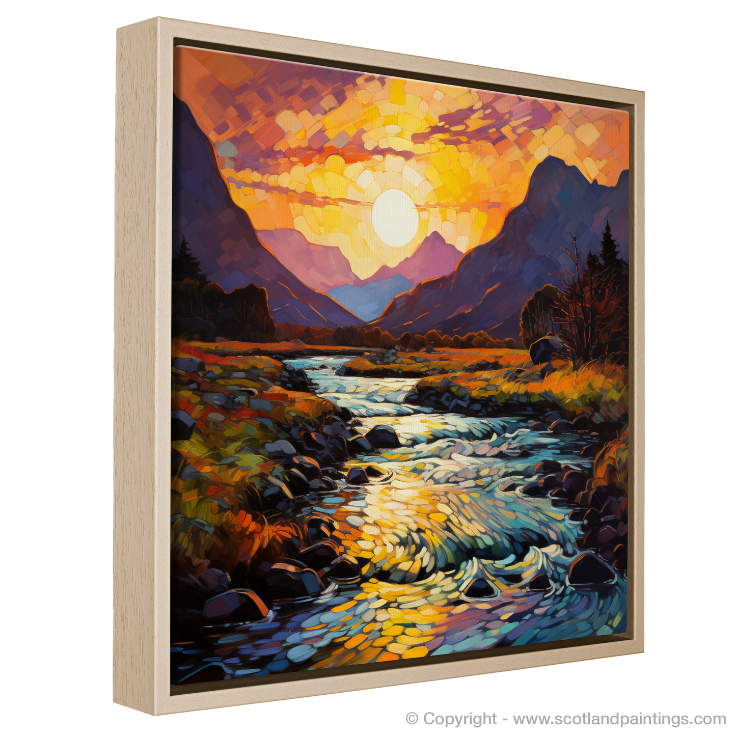 Serpentine Glow at Golden Hour in Glencoe