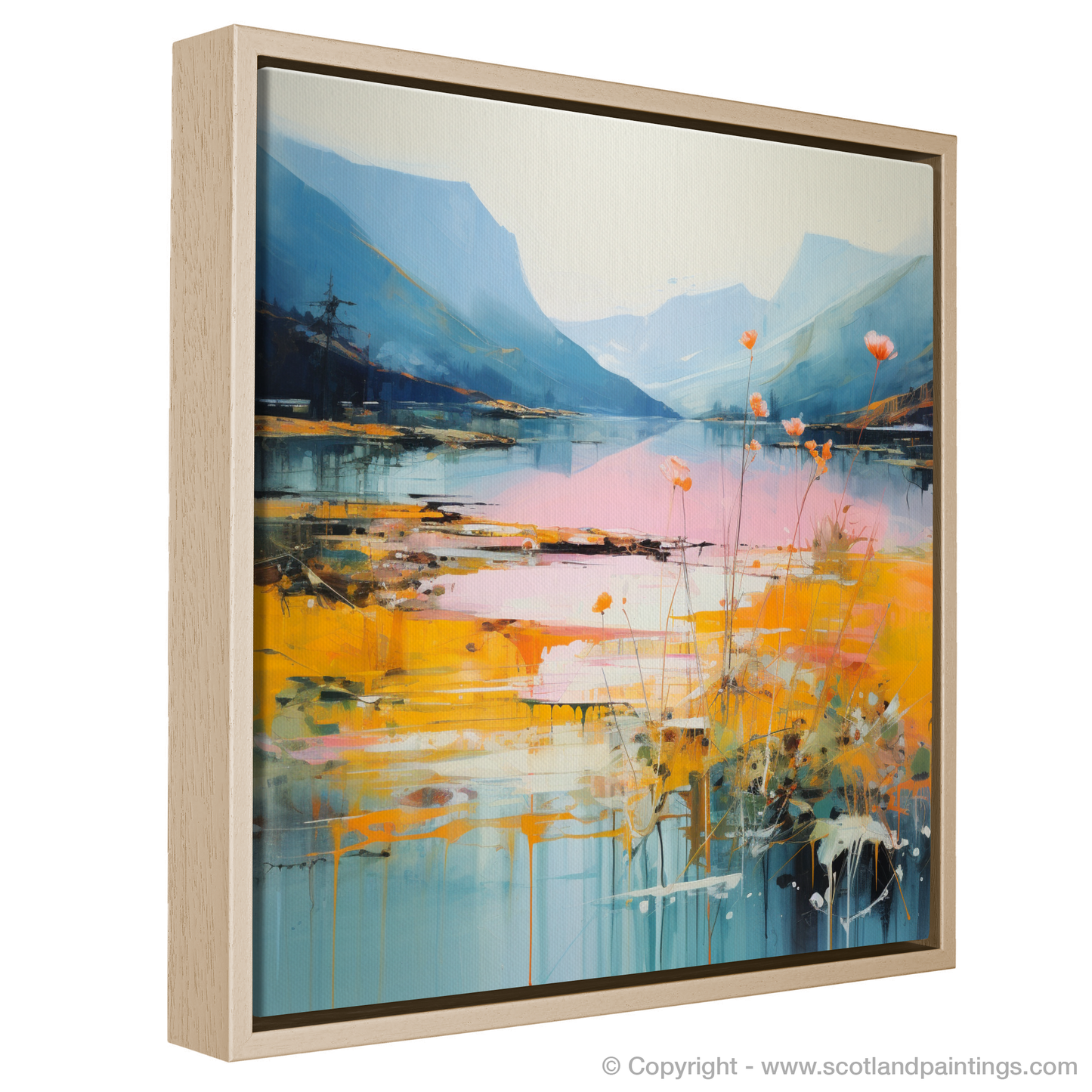 Morning Dew's Embrace: An Abstract Ode to Glencoe's Beauty