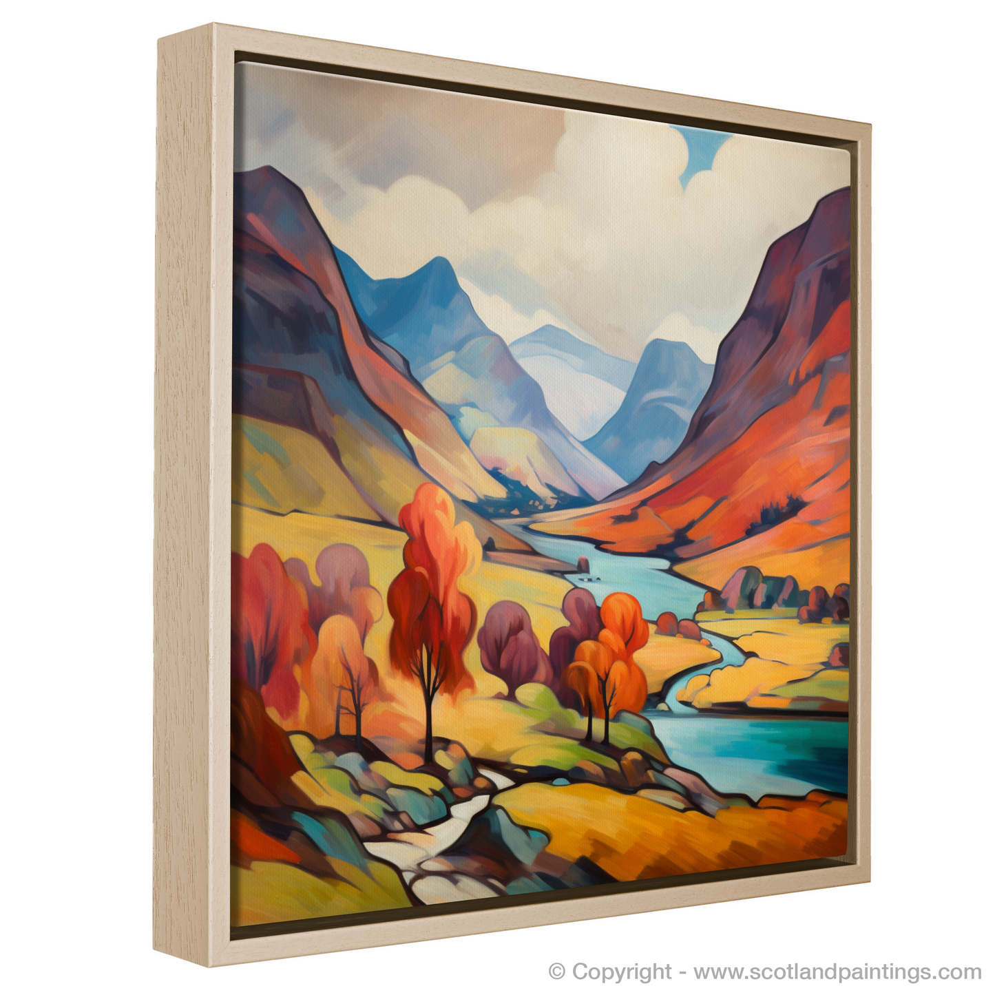 Autumnal Geometry in Glencoe