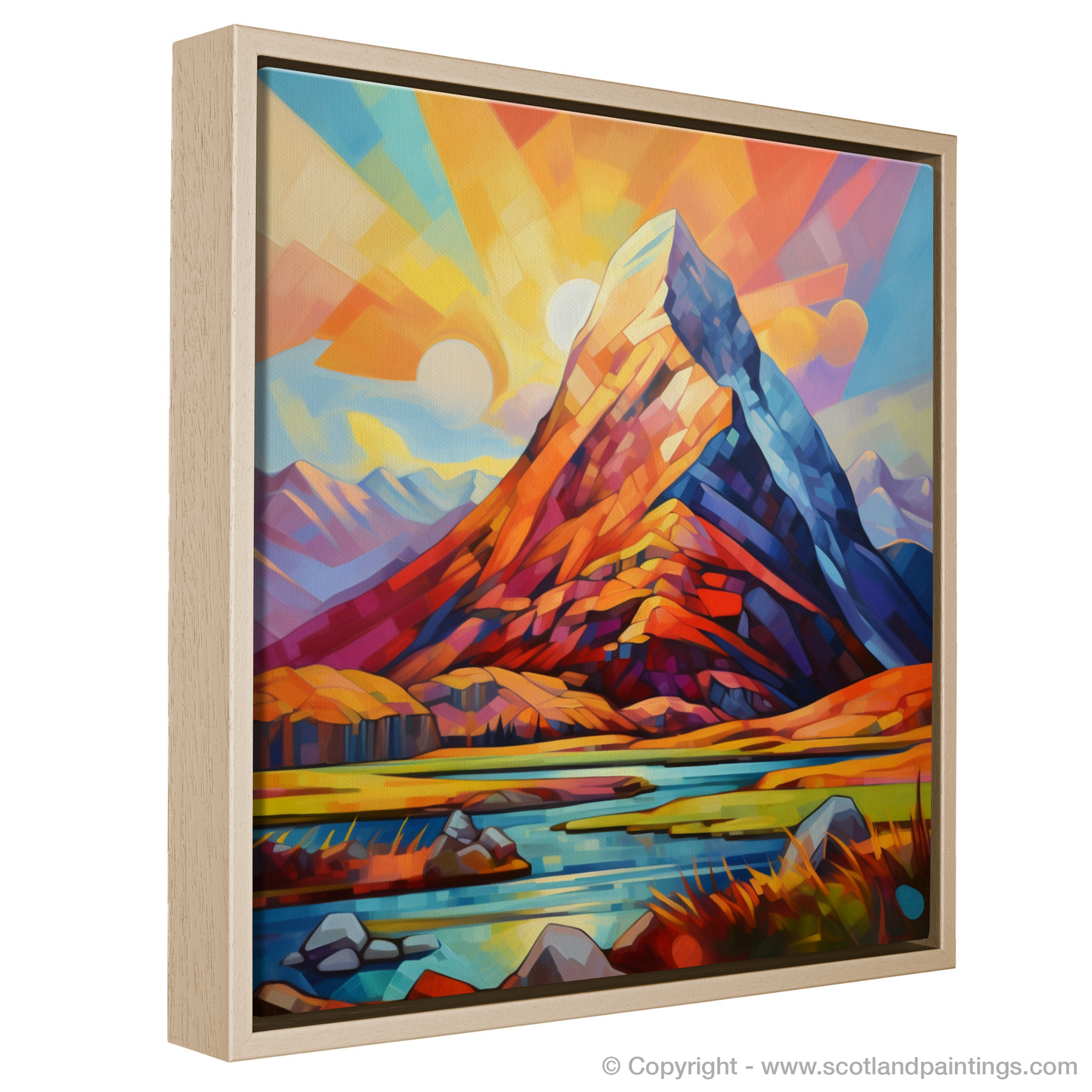 Cubist Sunset over Buachaille Etive Mòr