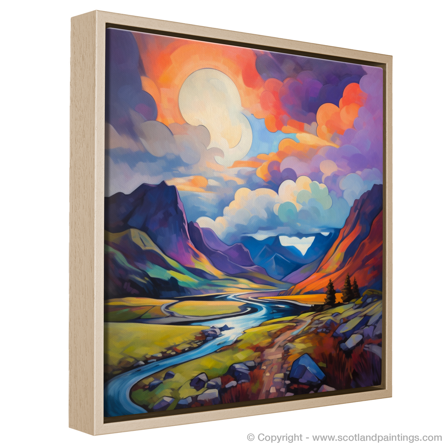 Cubist Rhapsody in Glencoe Skies