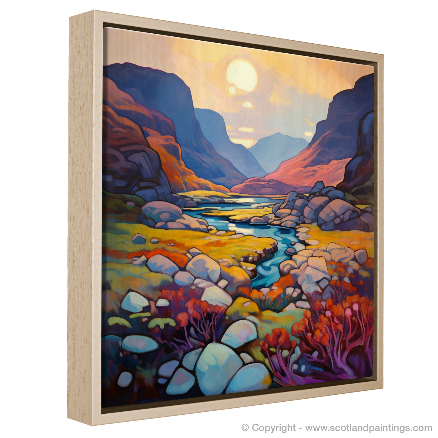 Twilight Cubism in the Crowberry Patches of Glencoe