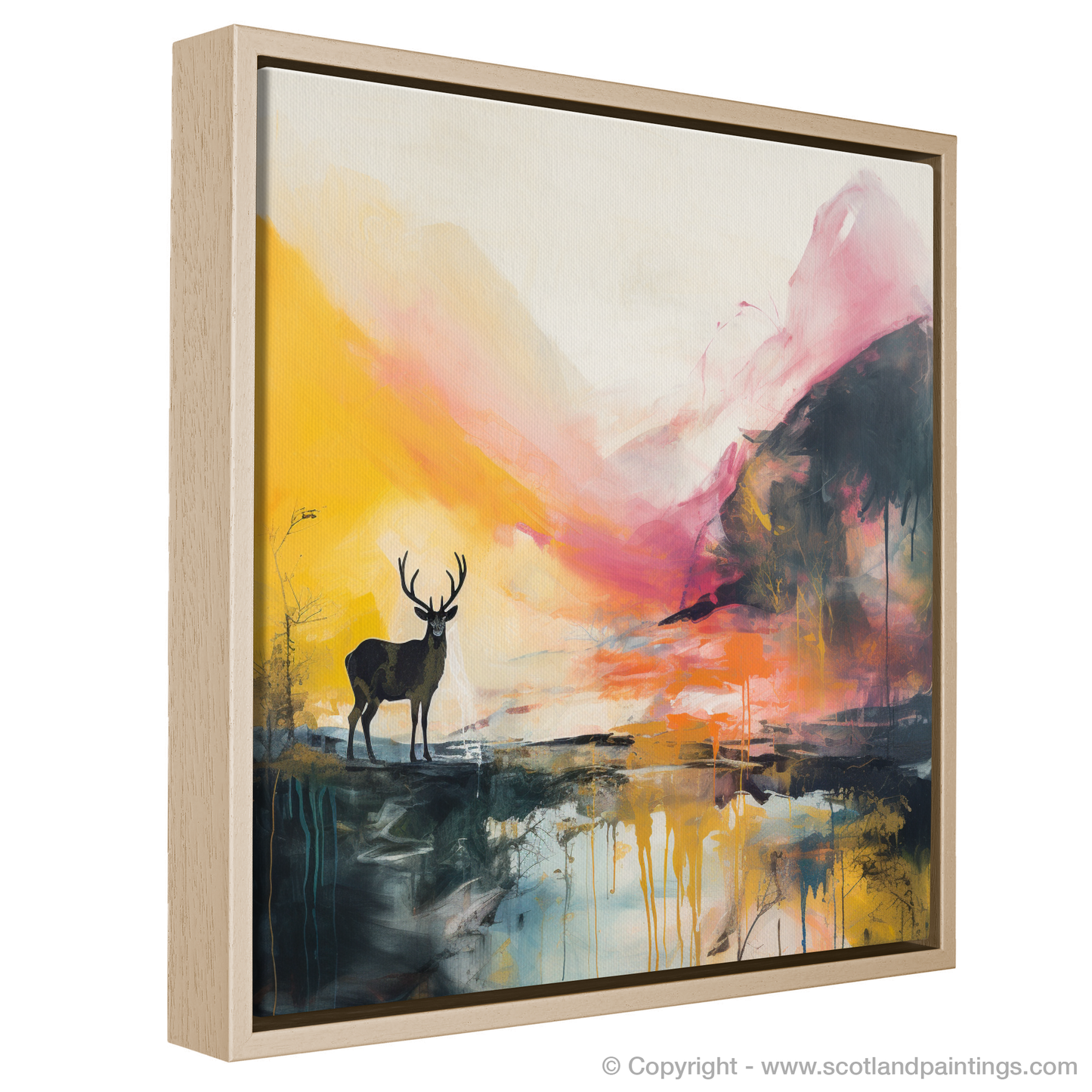 Highland Silhouette: An Abstract Ode to Glencoe's Majesty