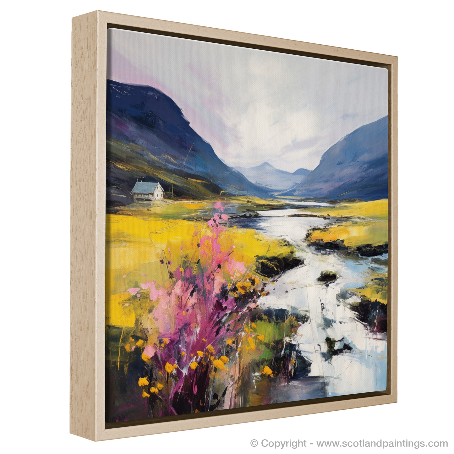 Heather Blooms by River Coe: An Abstract Ode to Glencoe