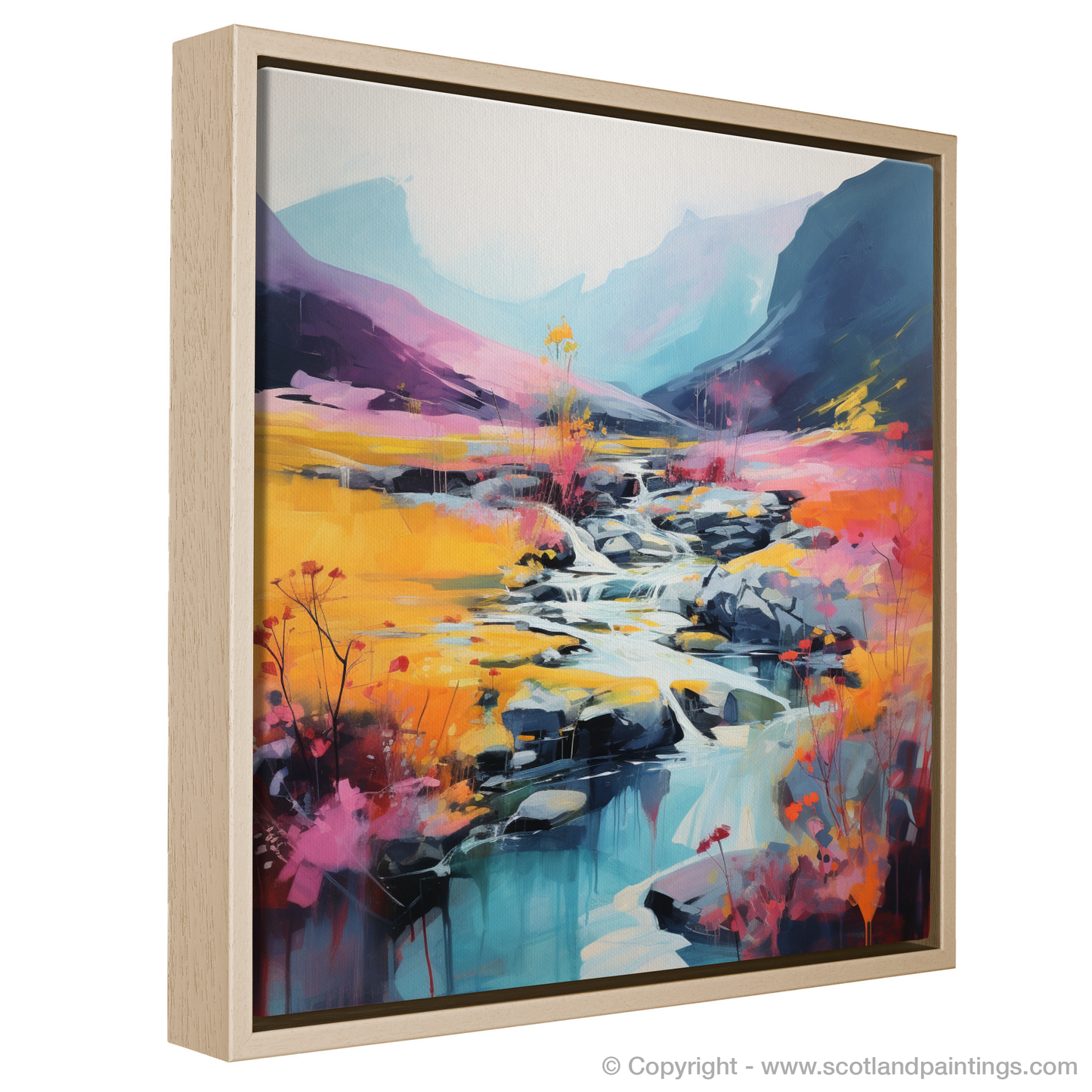 Heather Blooms by River Coe: An Abstract Ode to Glencoe