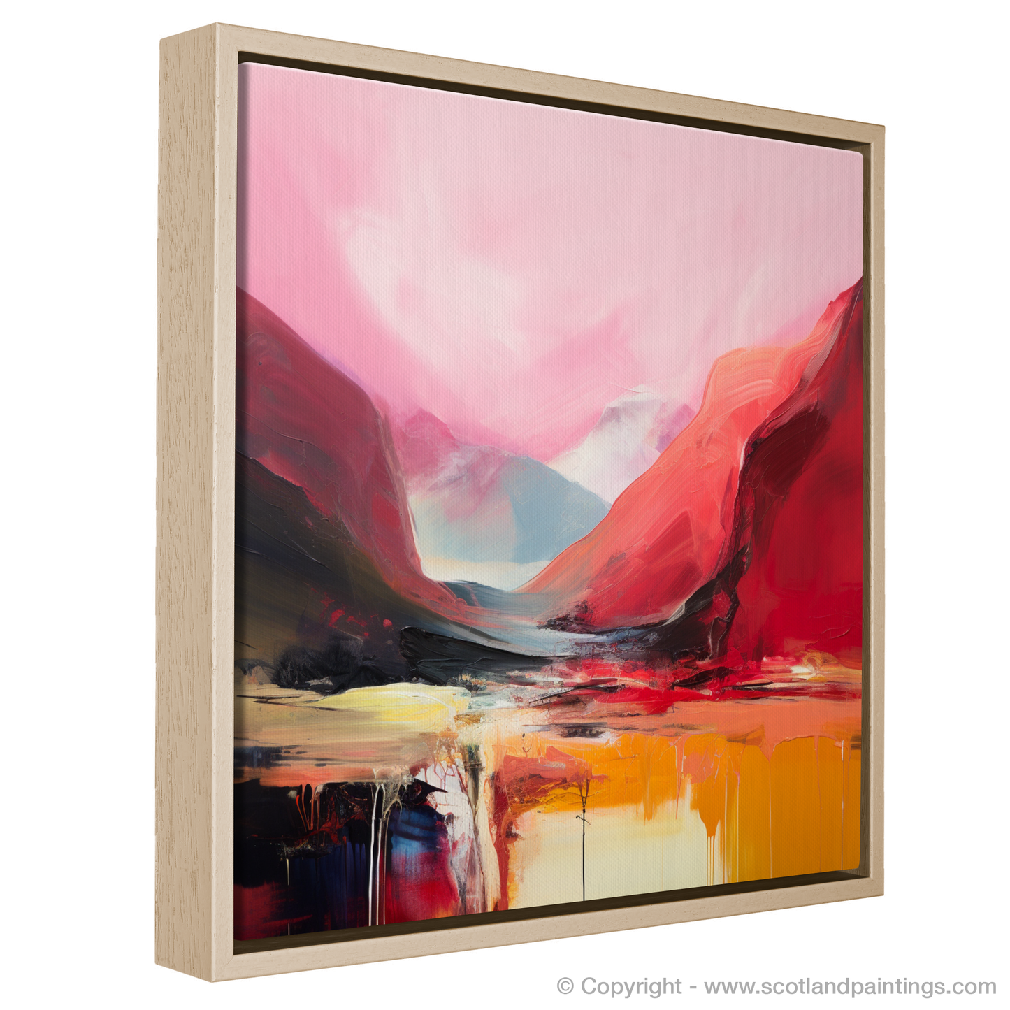 Crimson Clouds Cascade Over Glencoe Valley