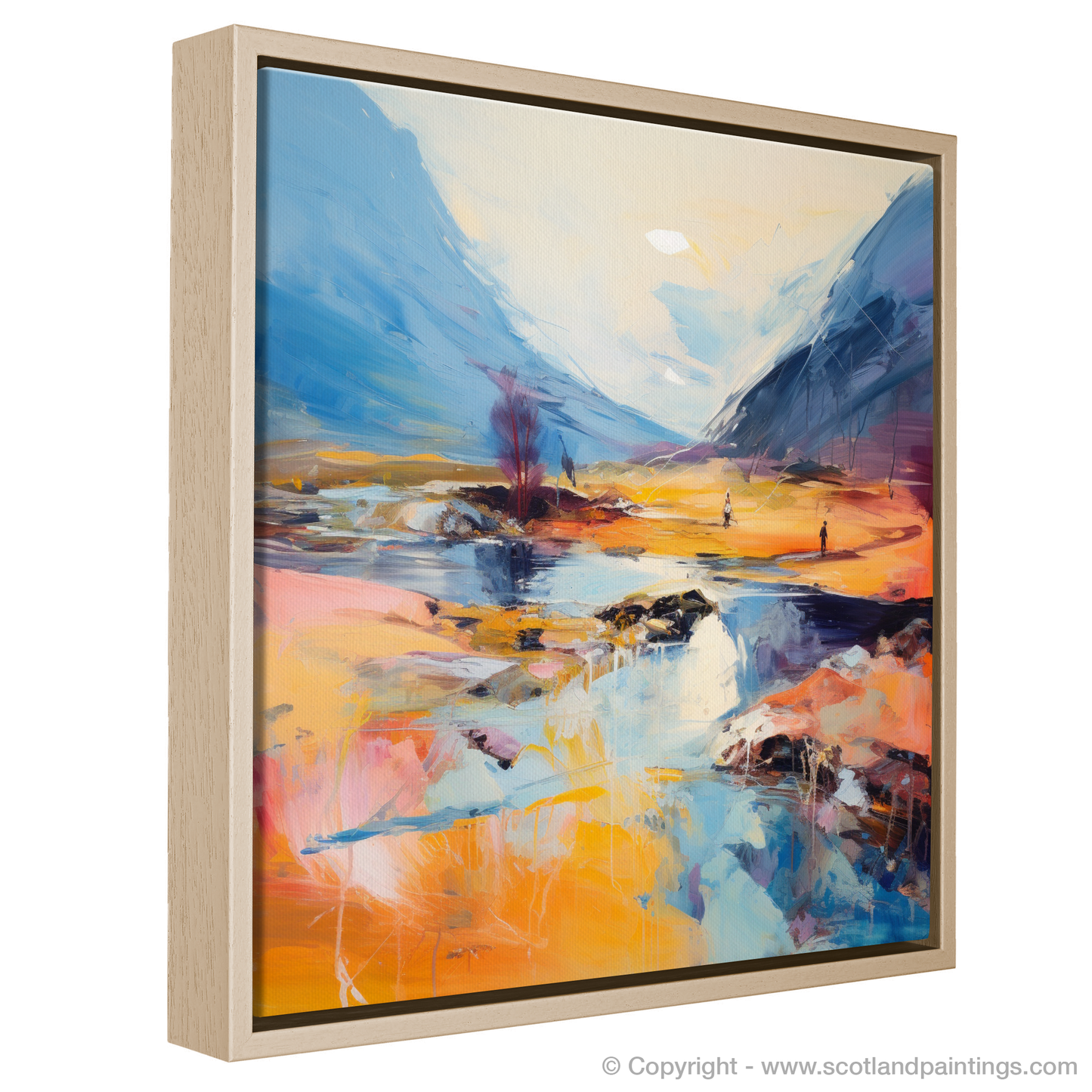 Walker's Vibrant Journey Through Glencoe