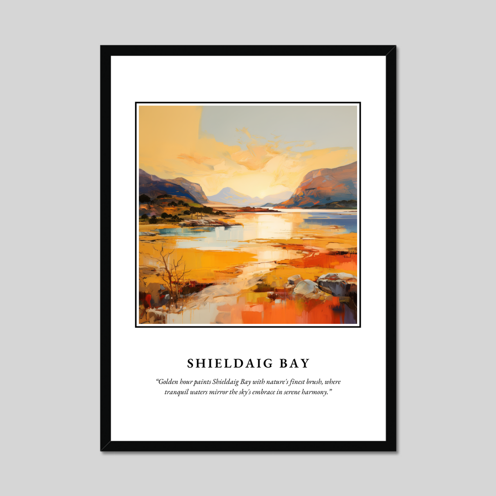 Poster in a black frame