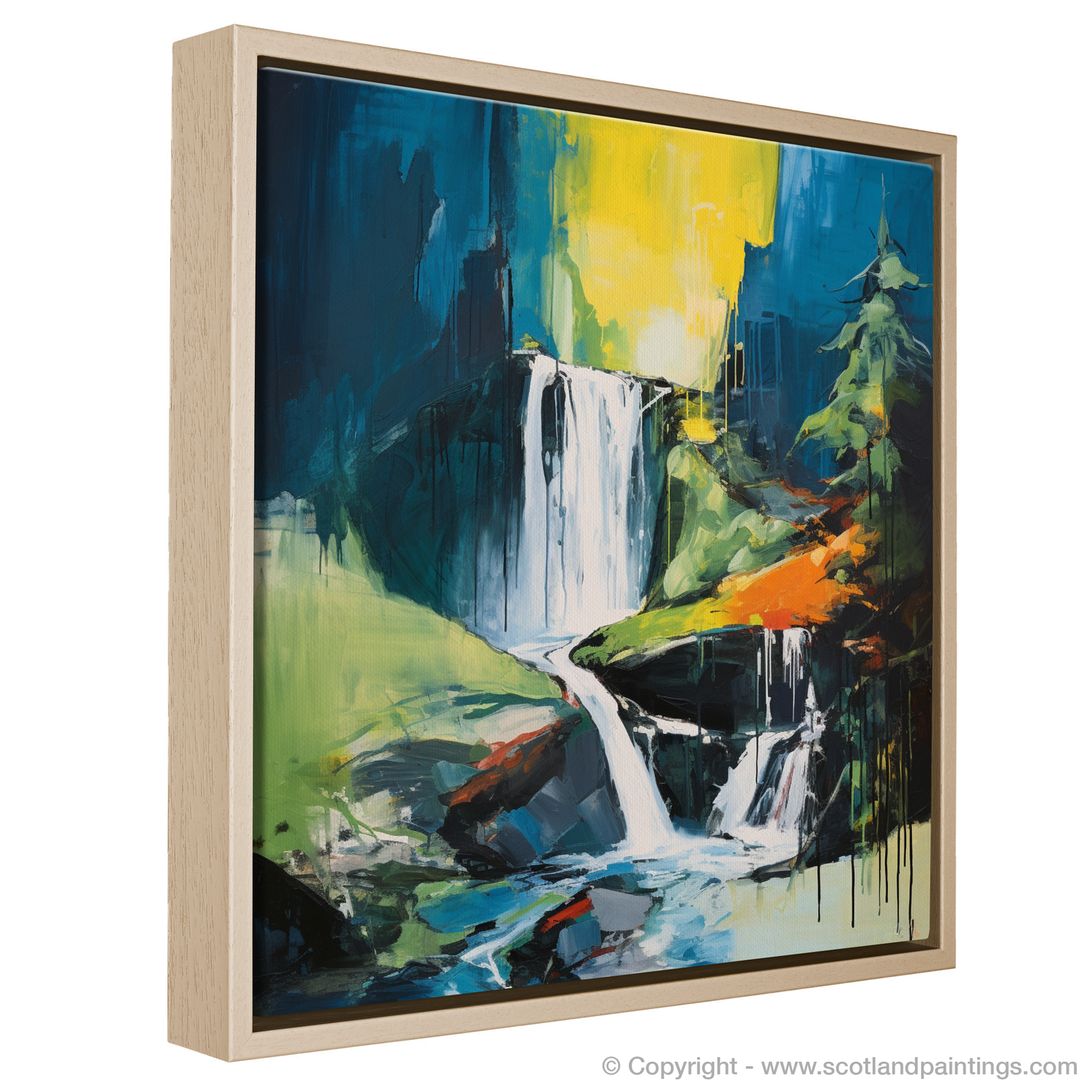 Abstract Essence of Glenashdale Falls