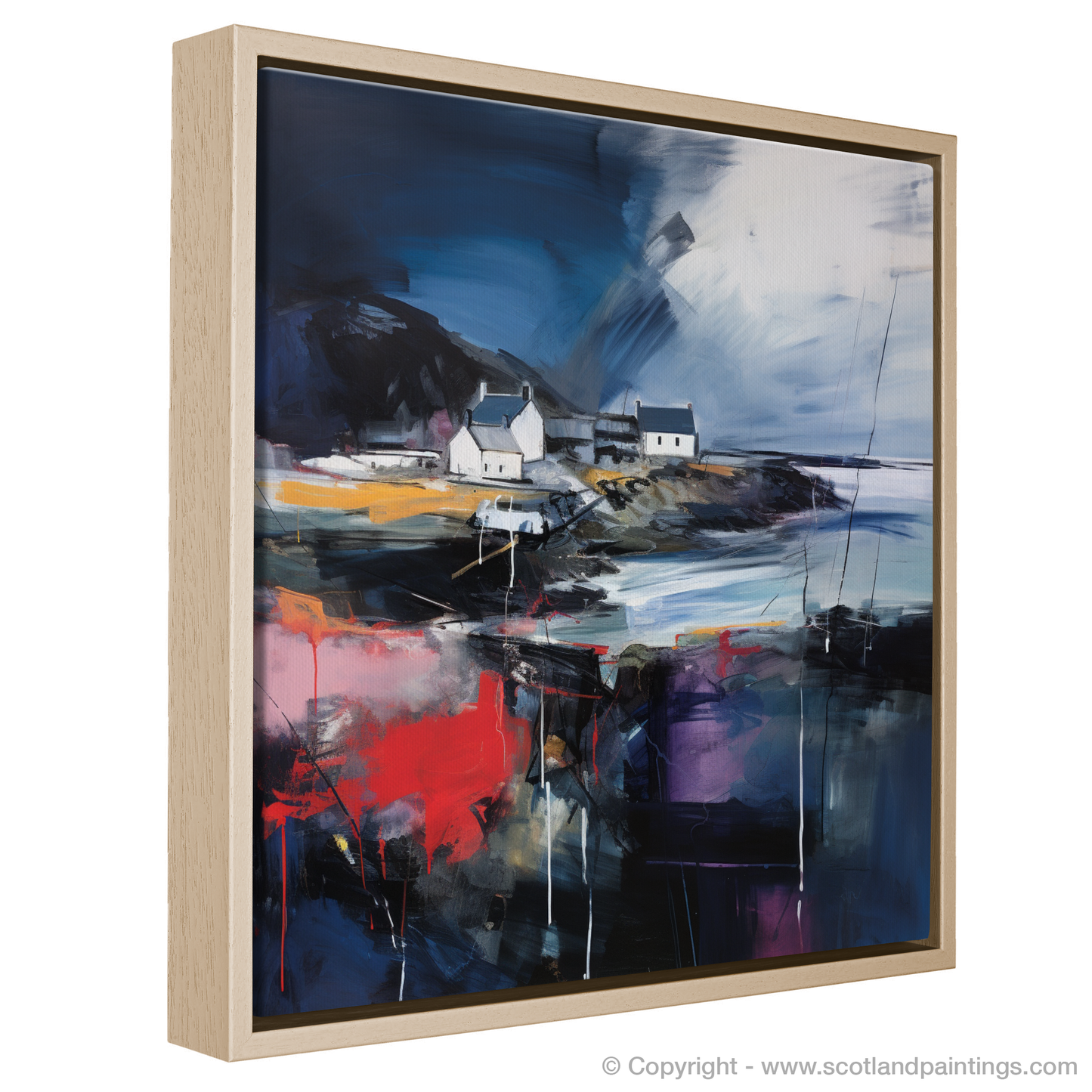 Stormy Symphony: The Abstract Essence of Cullen Harbour