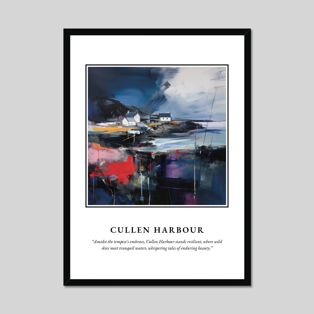 Poster in a black frame