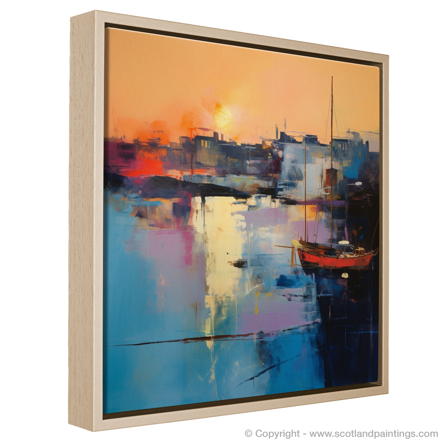 Dusk Embrace at Charlestown Harbour