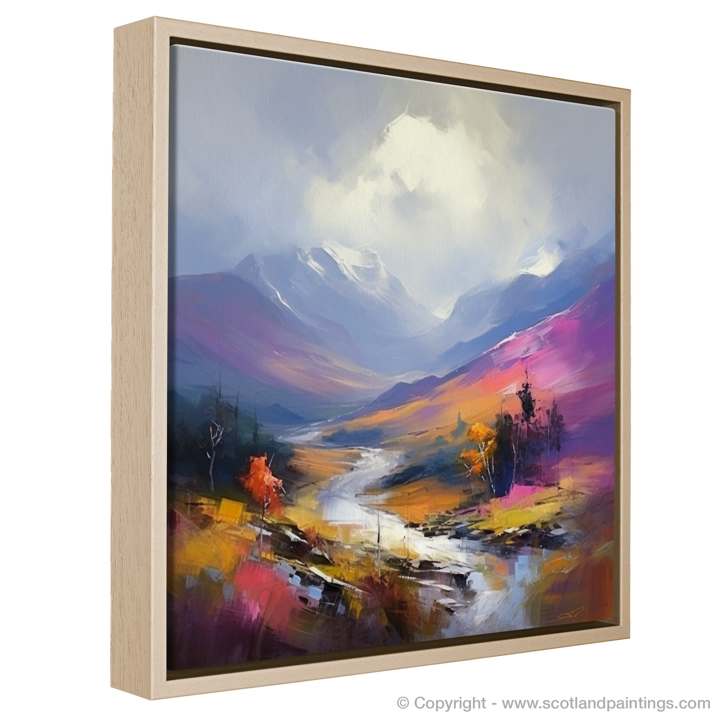 Highland Rhapsody: An Expressionist Ode to Glen Shiel