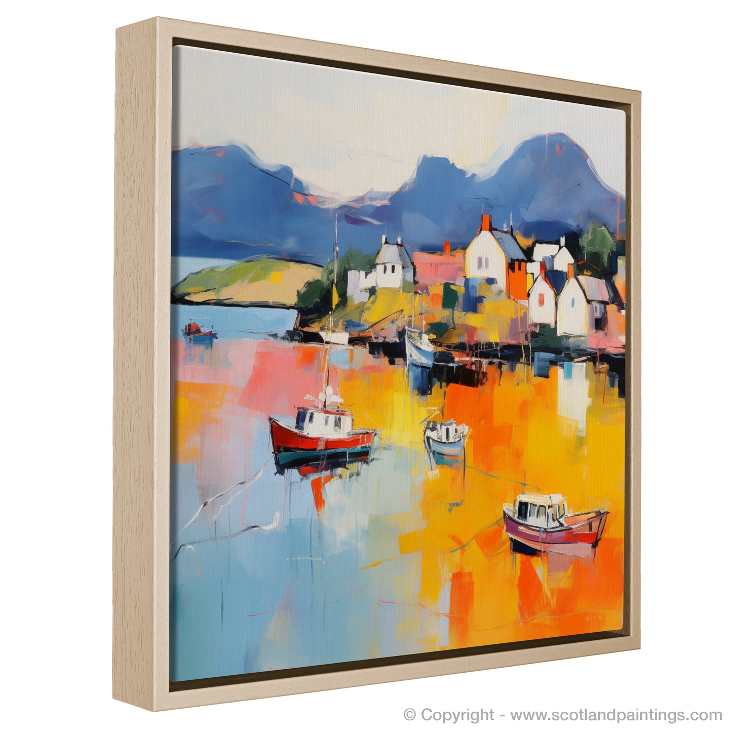 Plockton Harbour Whispers: An Abstract Highland Embrace