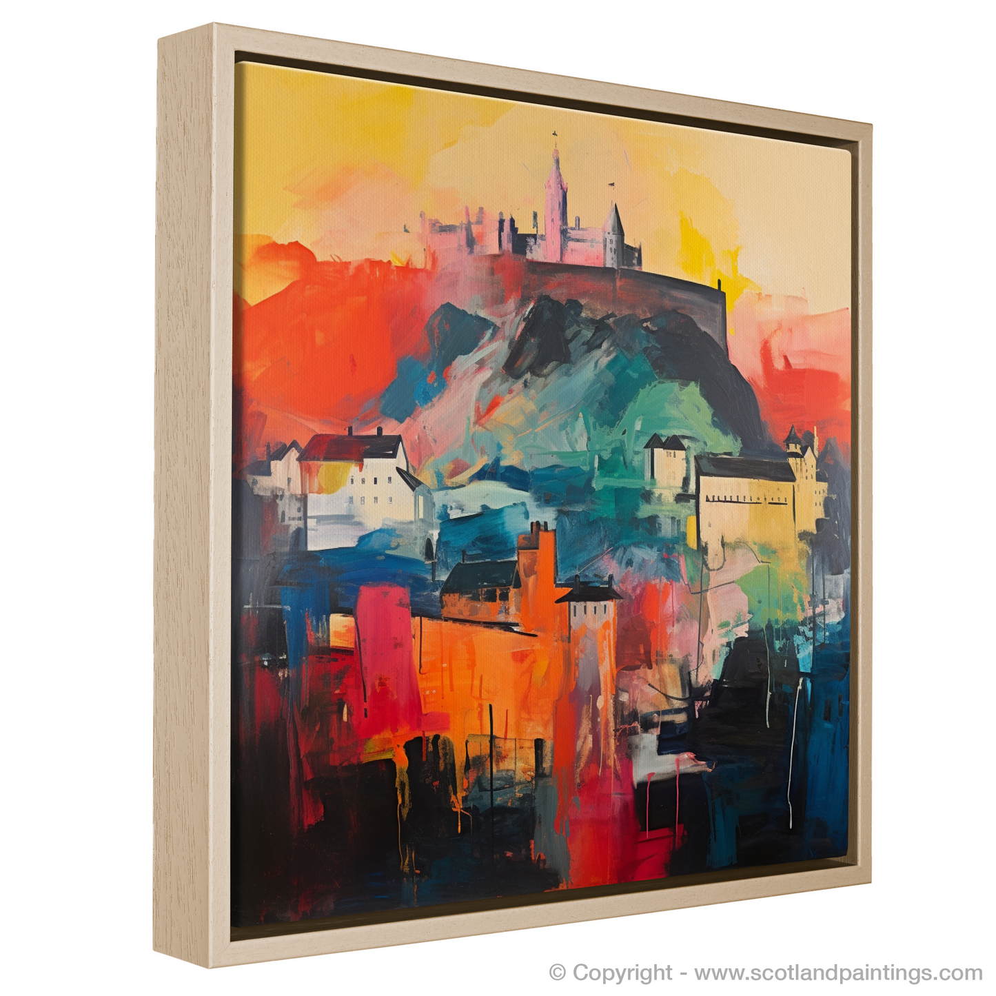 Abstract Enchantment of Edinburgh Castle