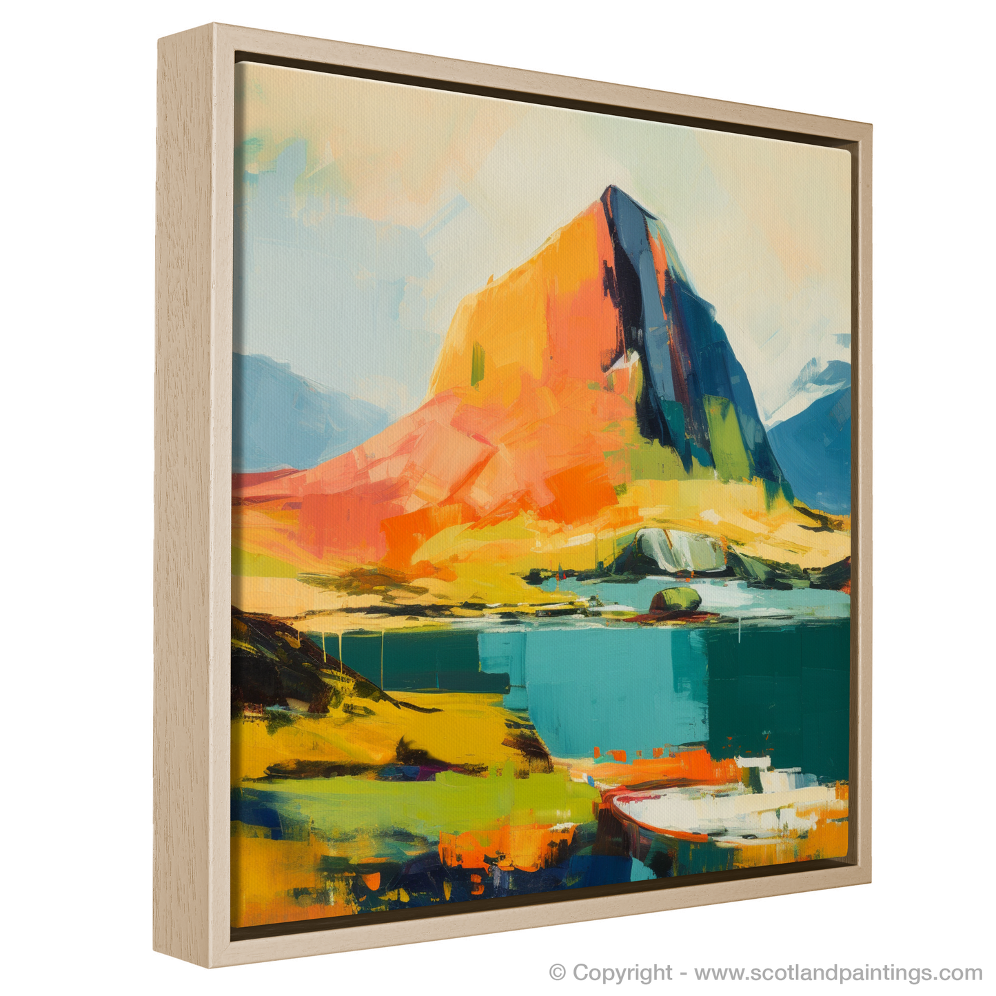 Abstract Essence of Suilven - A Scottish Mountain Rhapsody