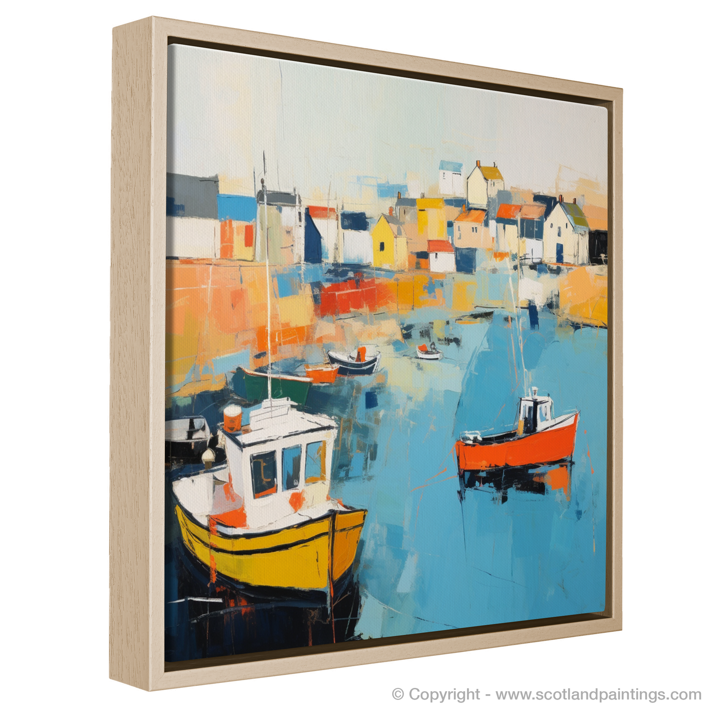 Abstract Symphony of Stonehaven Harbour