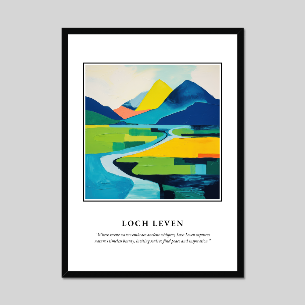 Poster in a black frame