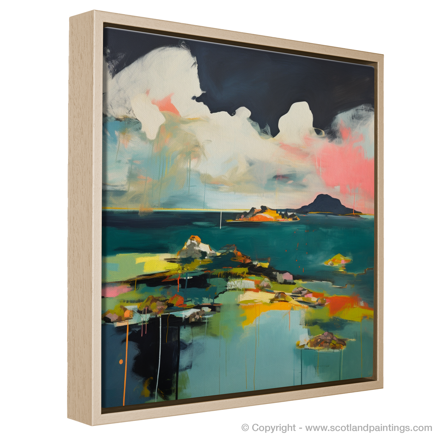 Storm's Embrace: Abstract Ode to Iona Cove