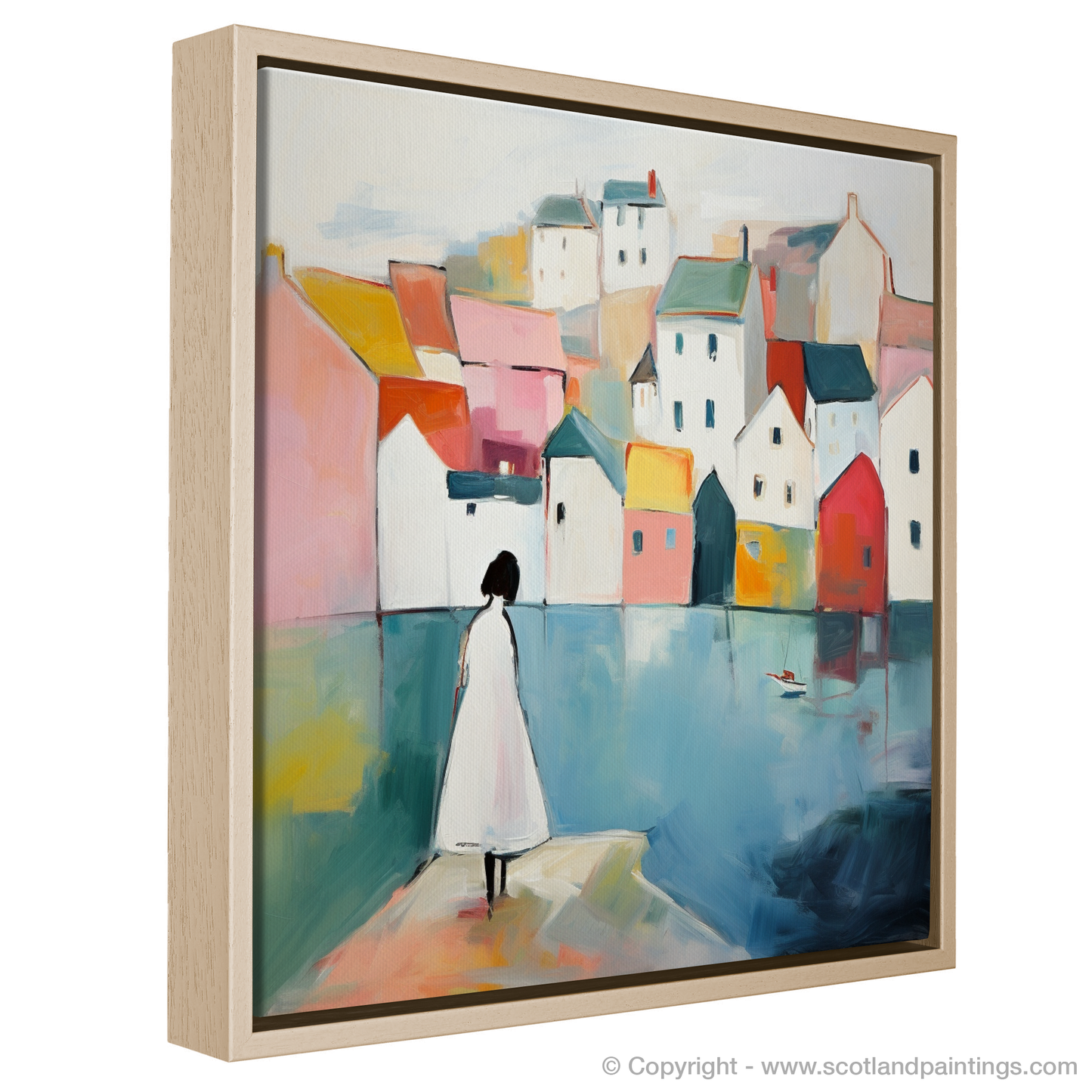Harbour Haven: An Abstract Gaze from Portree's Edge