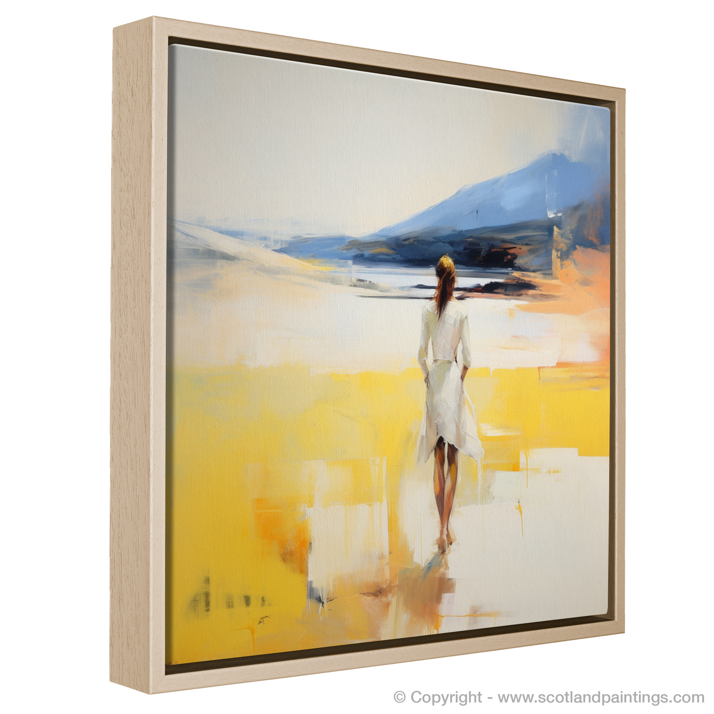 Golden Sands of Morar: An Abstract Ode to Solitude and Serenity