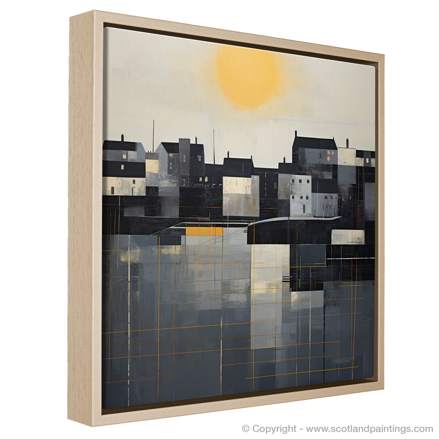 Dusk at Findochty Harbour: An Abstract Ode