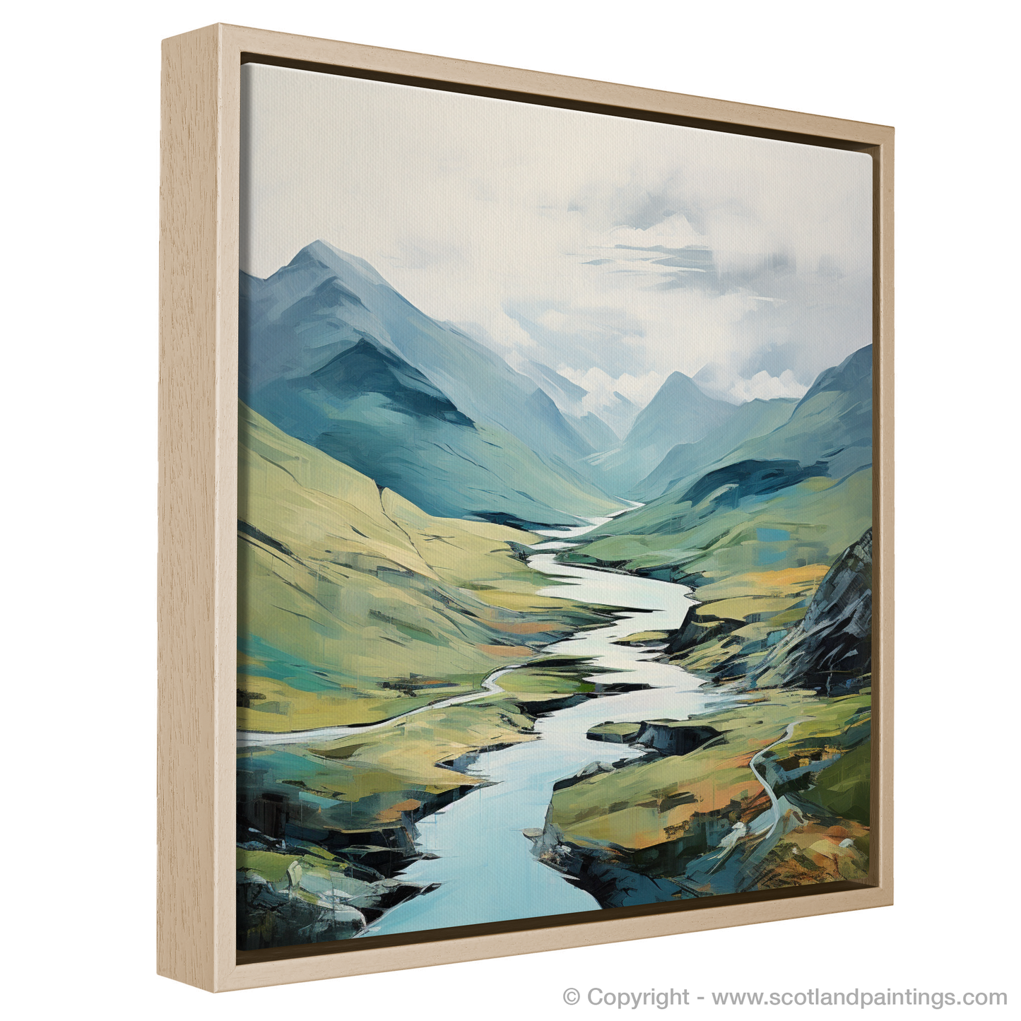Highland Reverie: An Abstract Ode to Glen Shiel