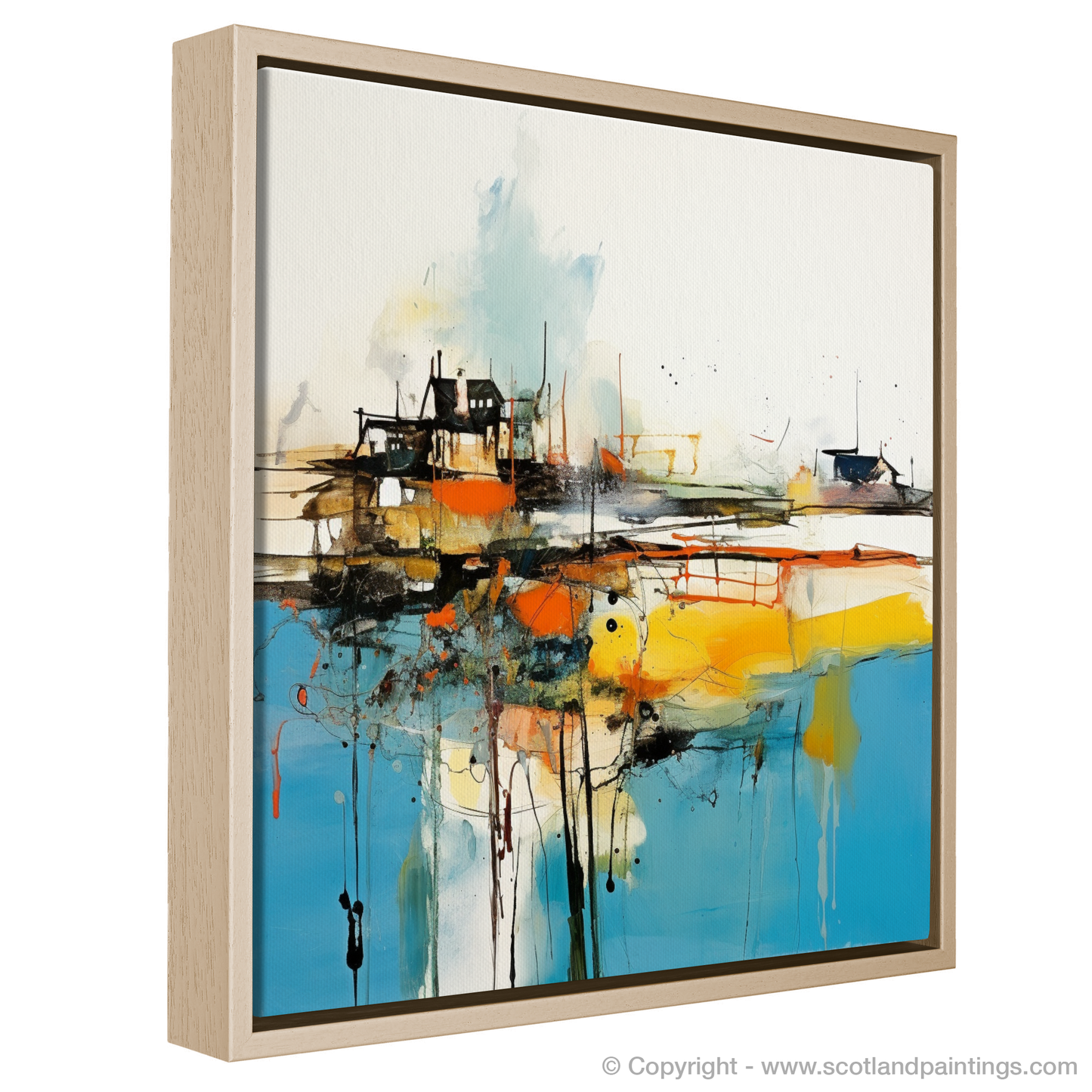 Aberdeen's Dynamic Spirit: An Abstract Ode to the Granite City