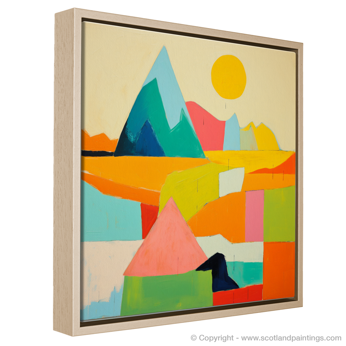 Abstract Symphony of the Scottish Highlands: Mayar's Majestic Silhouette