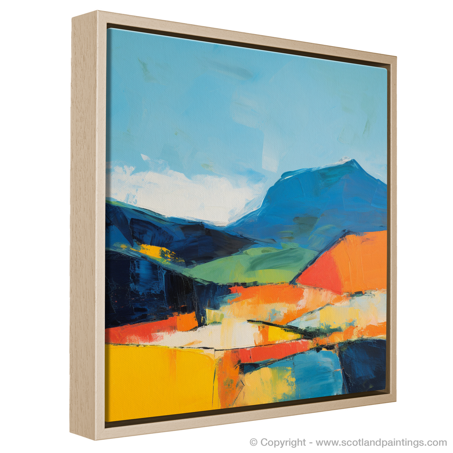 Creag Leacach Essence: An Abstract Ode to Scottish Munros