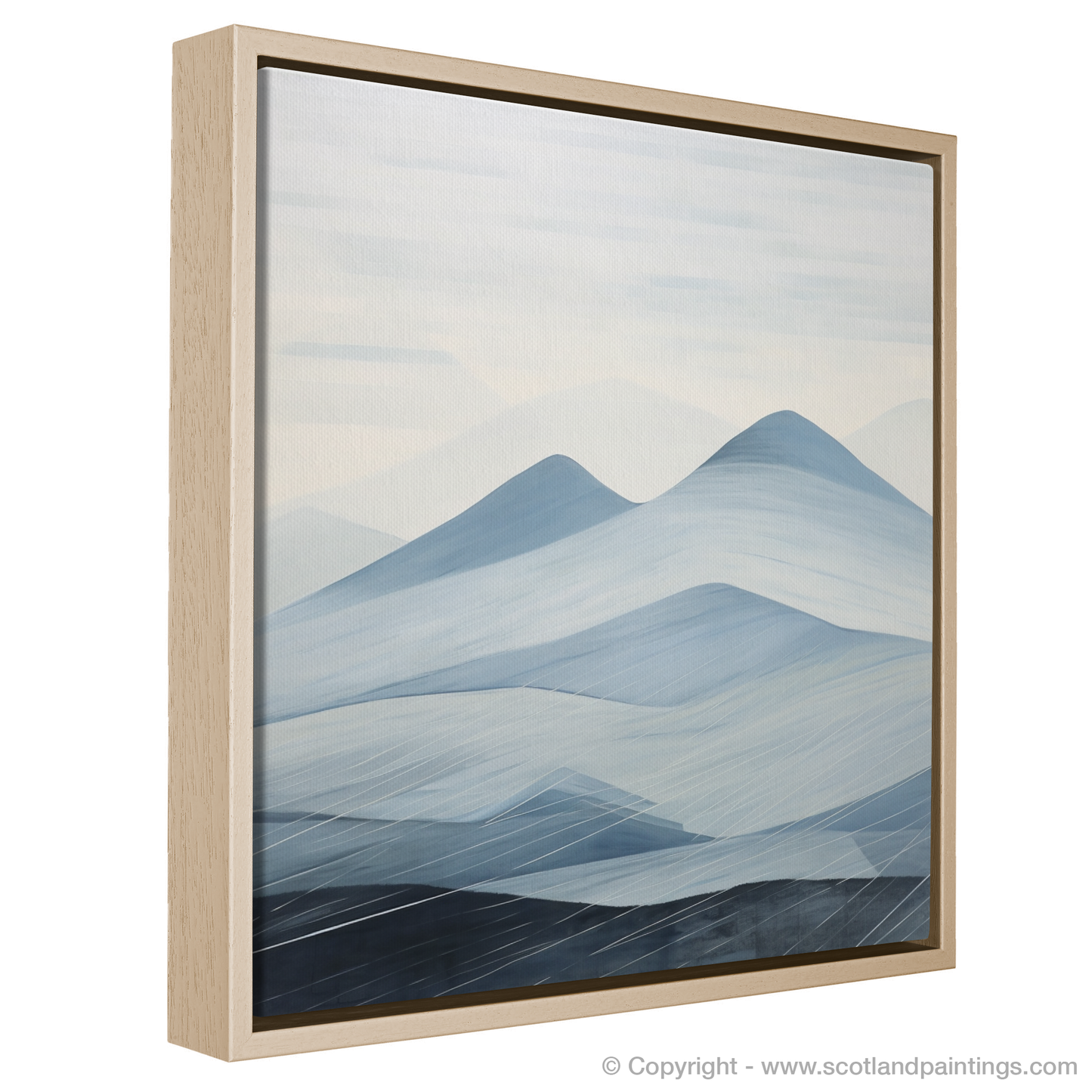 Painting and Art Print of Càrn Liath (Beinn a' Ghlò). Misty Majesty of Càrn Liath.