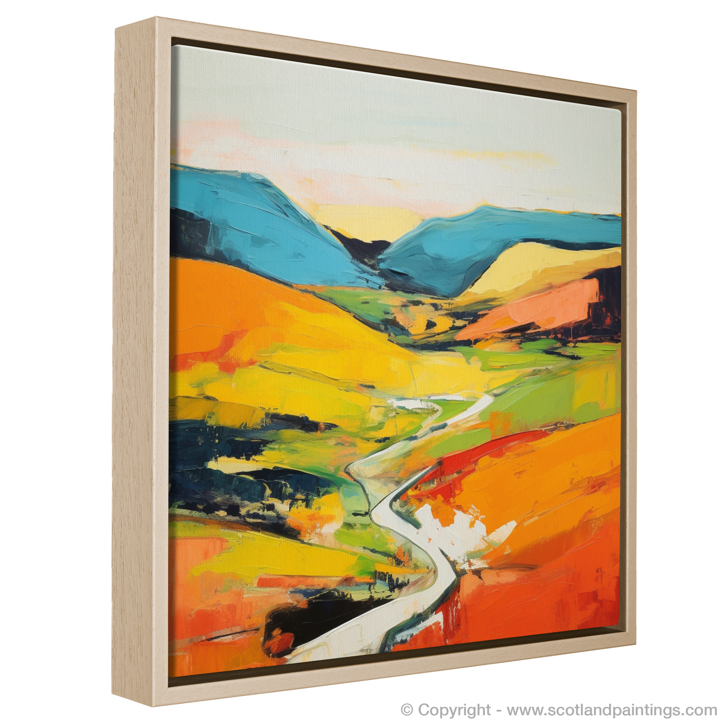 Painting and Art Print of Geal-chàrn (Drumochter) entitled "Wild Rhapsody of Geal-chàrn".