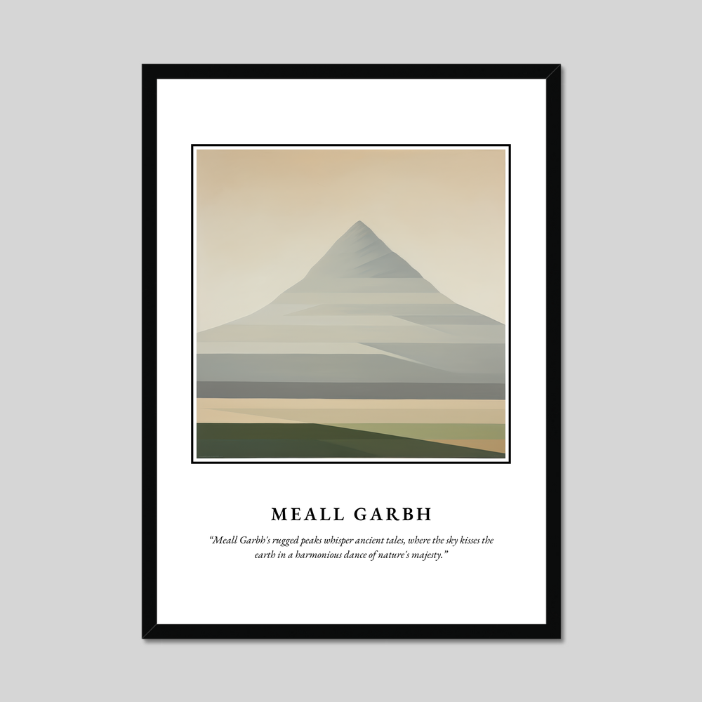 Poster in a black frame