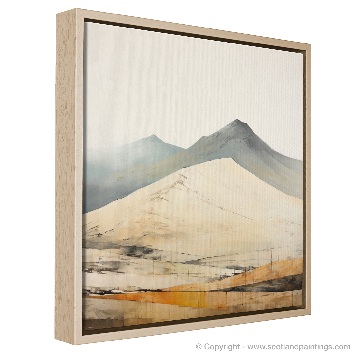 Painting and Art Print of Ben Lawers entitled "Abstract Essence of Ben Lawers".