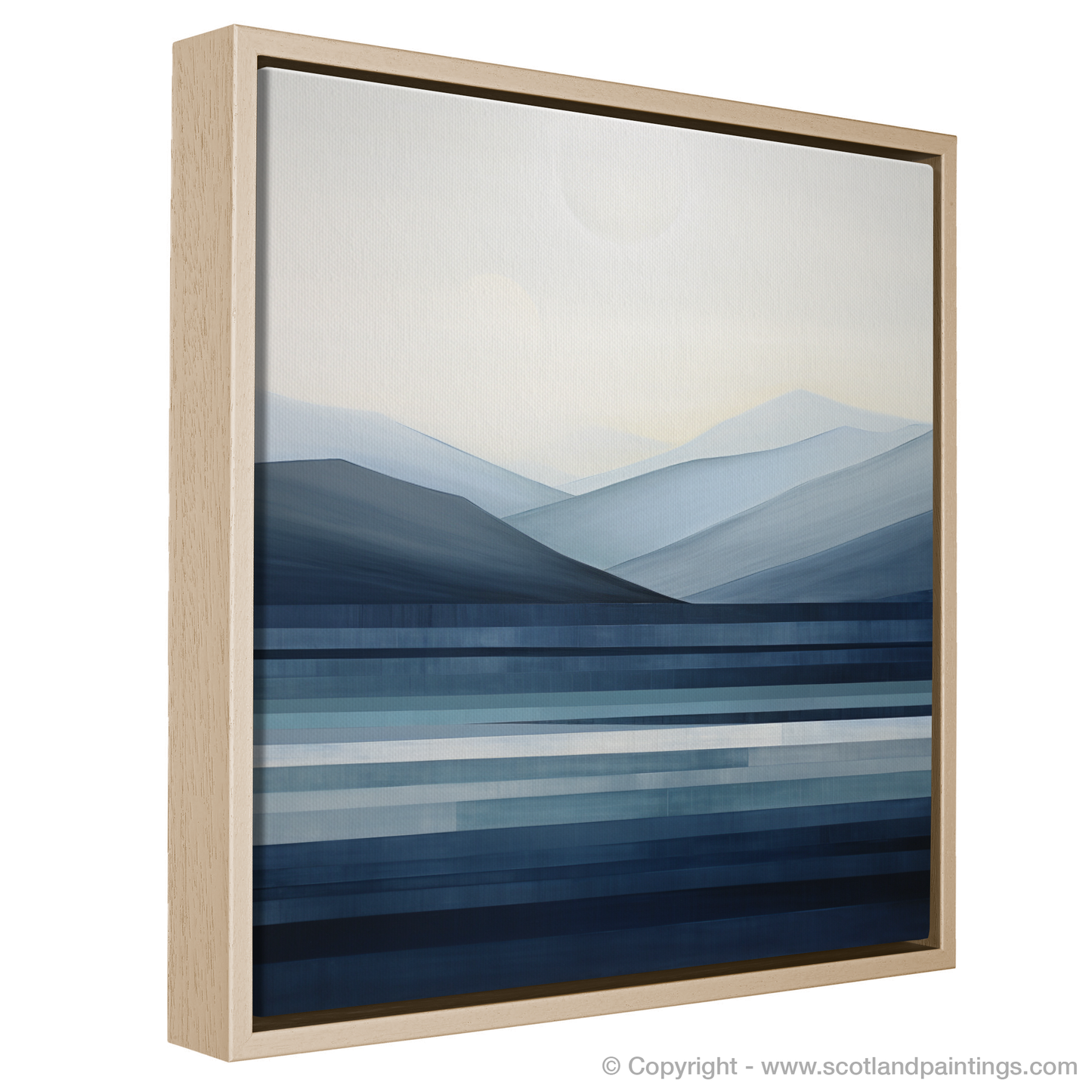 Painting and Art Print of Meall Greigh entitled "Abstract Essence of Meall Greigh".