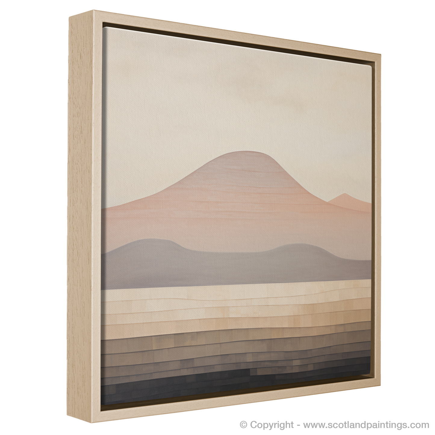 Painting and Art Print of Meall Greigh entitled "Abstract Essence of Meall Greigh".