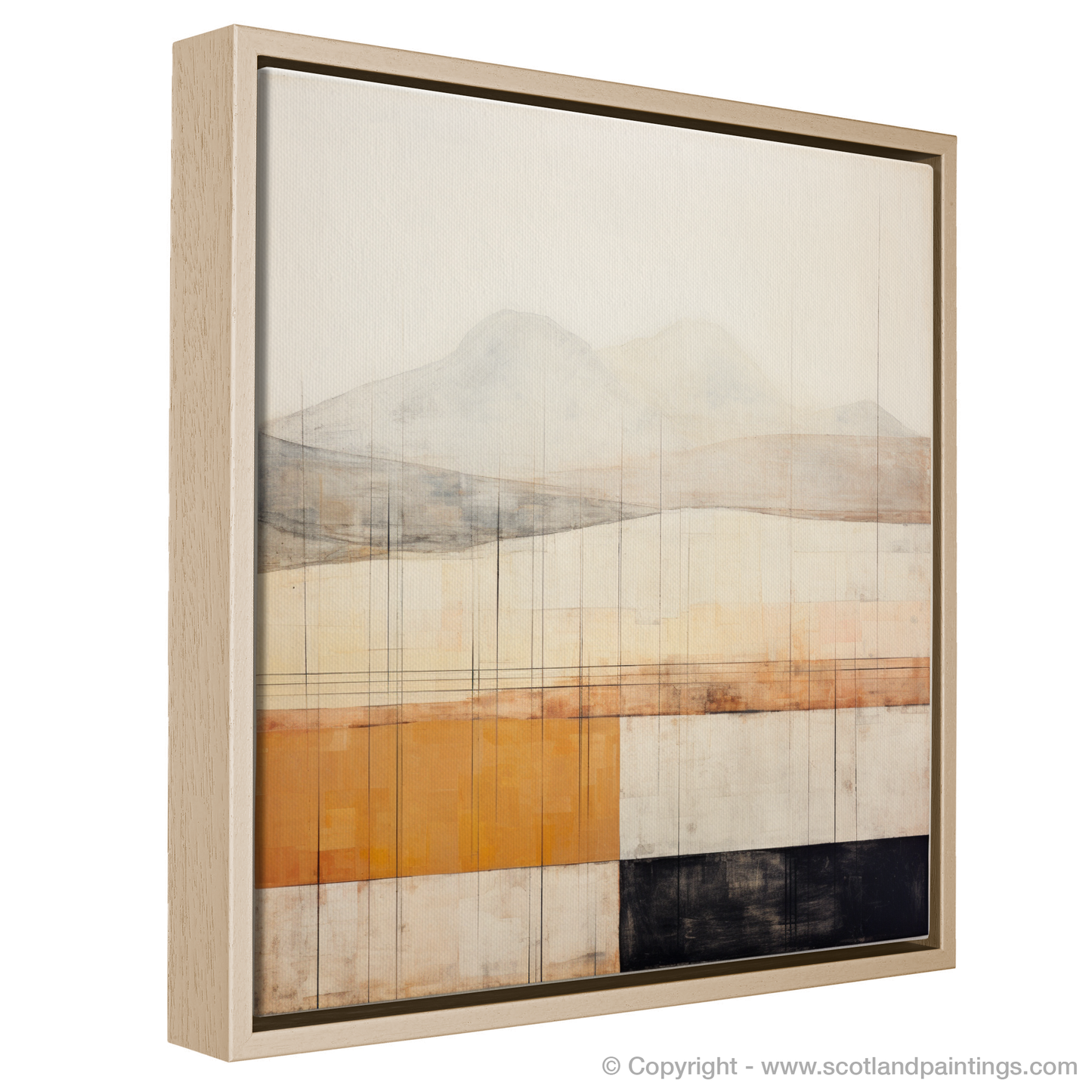 Painting and Art Print of Càrn an Tuirc entitled "Abstract Highland Majesty: An Ode to Càrn an Tuirc".