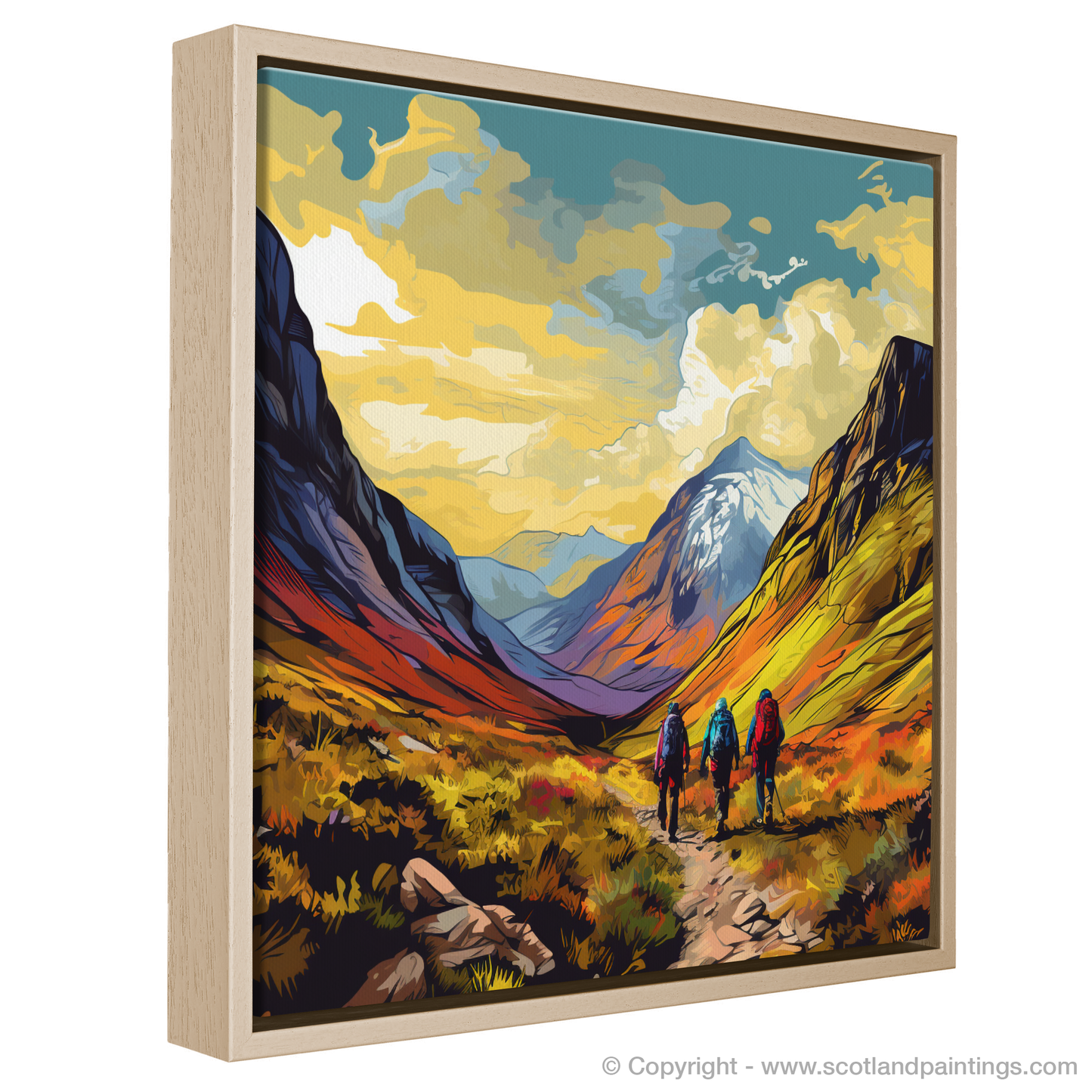 Trailblazing Glencoe: A Pop Art Ode to Adventure