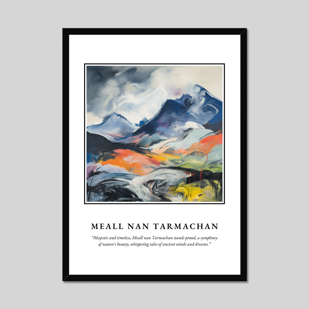 Poster in a black frame