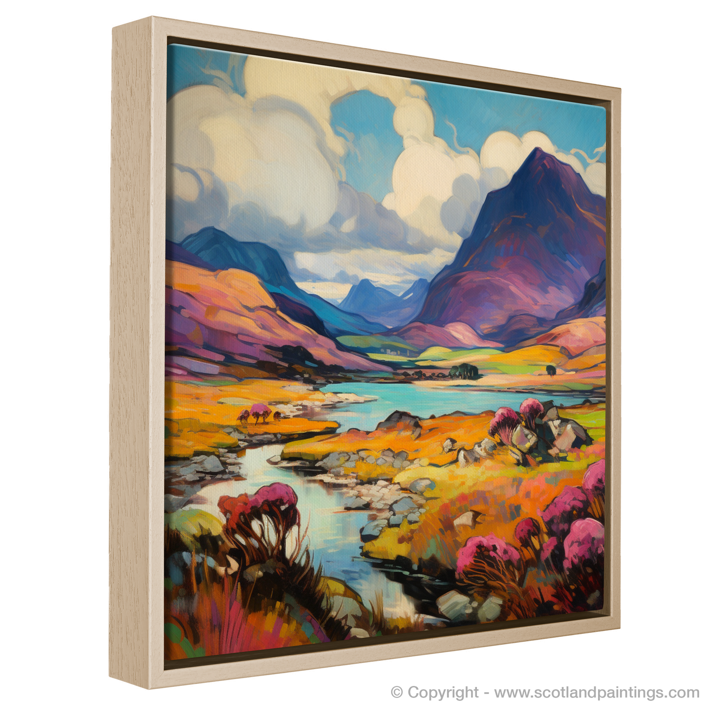 Lochnagar Unleashed: A Fauvist Ode to the Scottish Munros