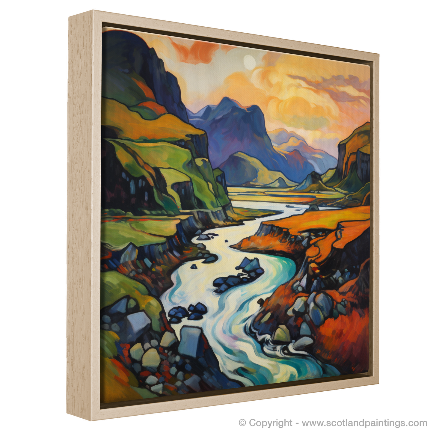 Highland Hues: A Fauvist Ode to Càrn an t-Sagairt Mòr