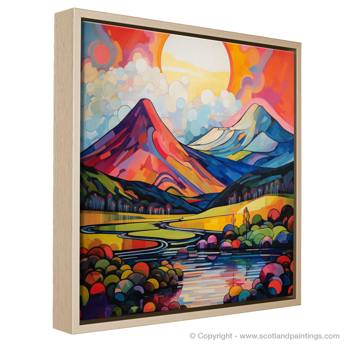 Vibrant Beinn Ghlas: An Abstract Highland Escape