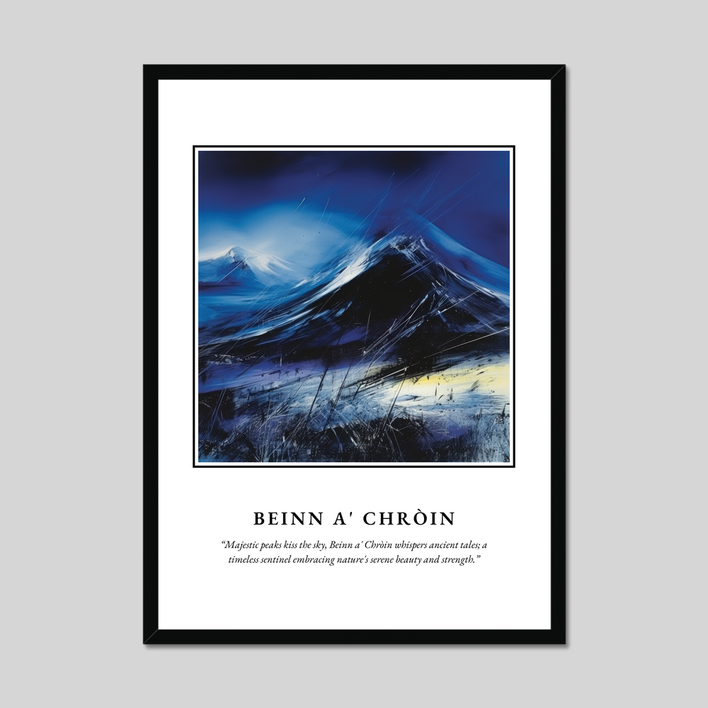Poster in a black frame