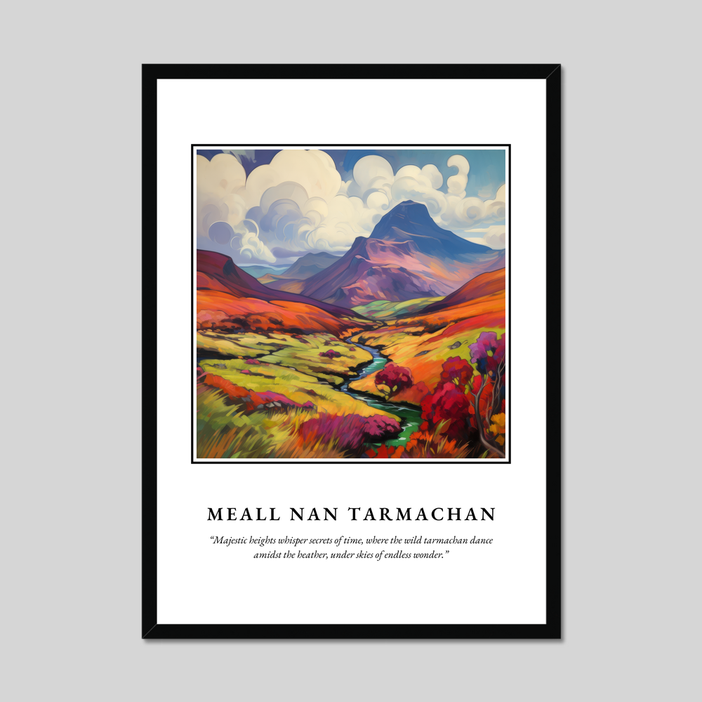 Poster in a black frame