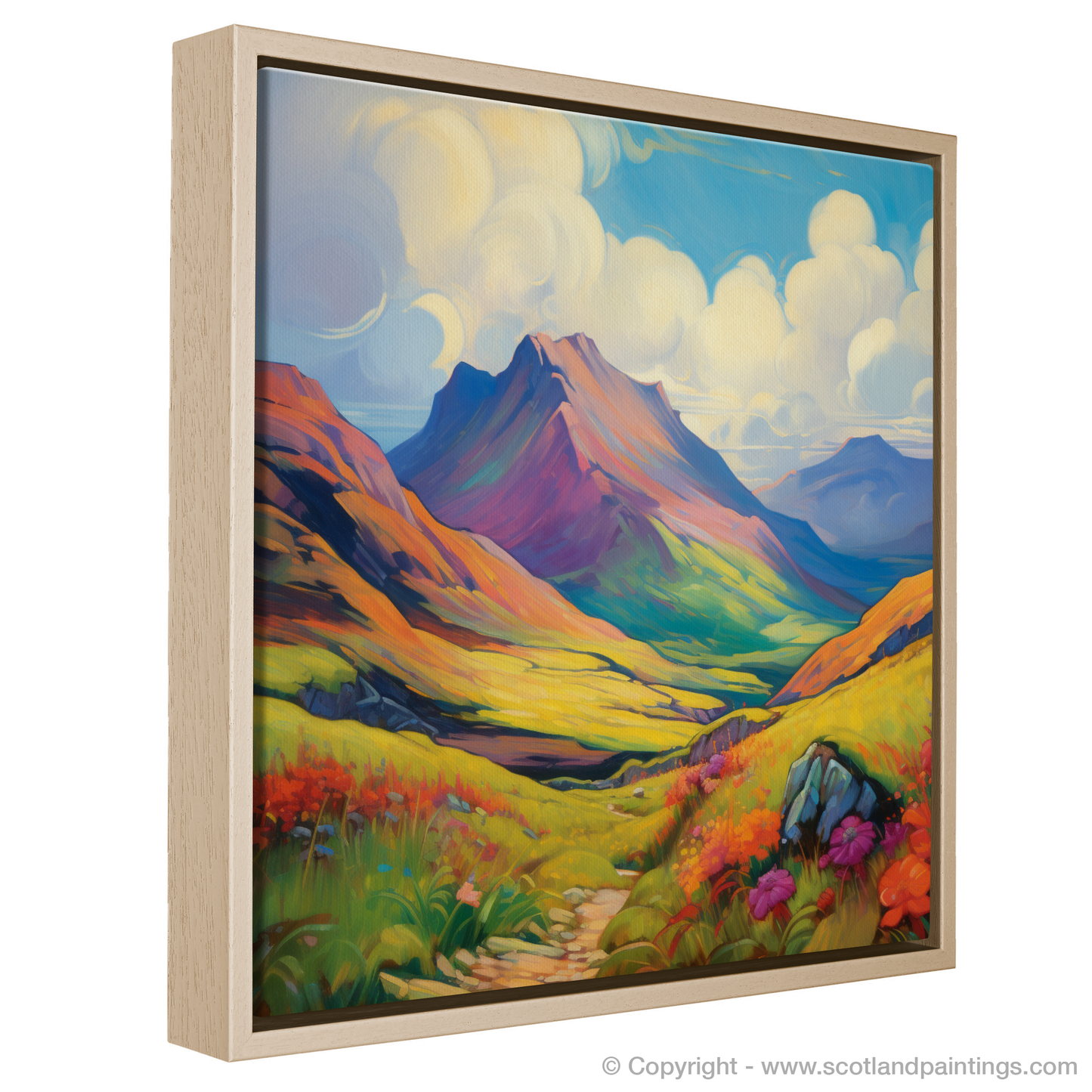 Fauvist Fervor: Meall nan Tarmachan Unleashed