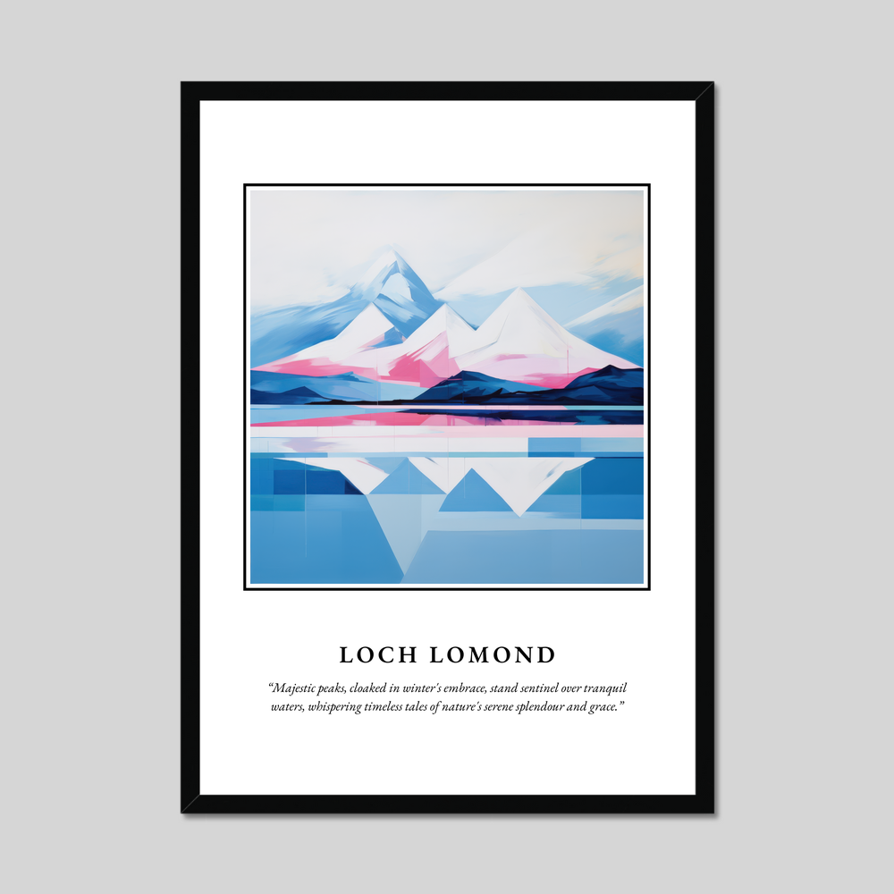 Poster in a black frame