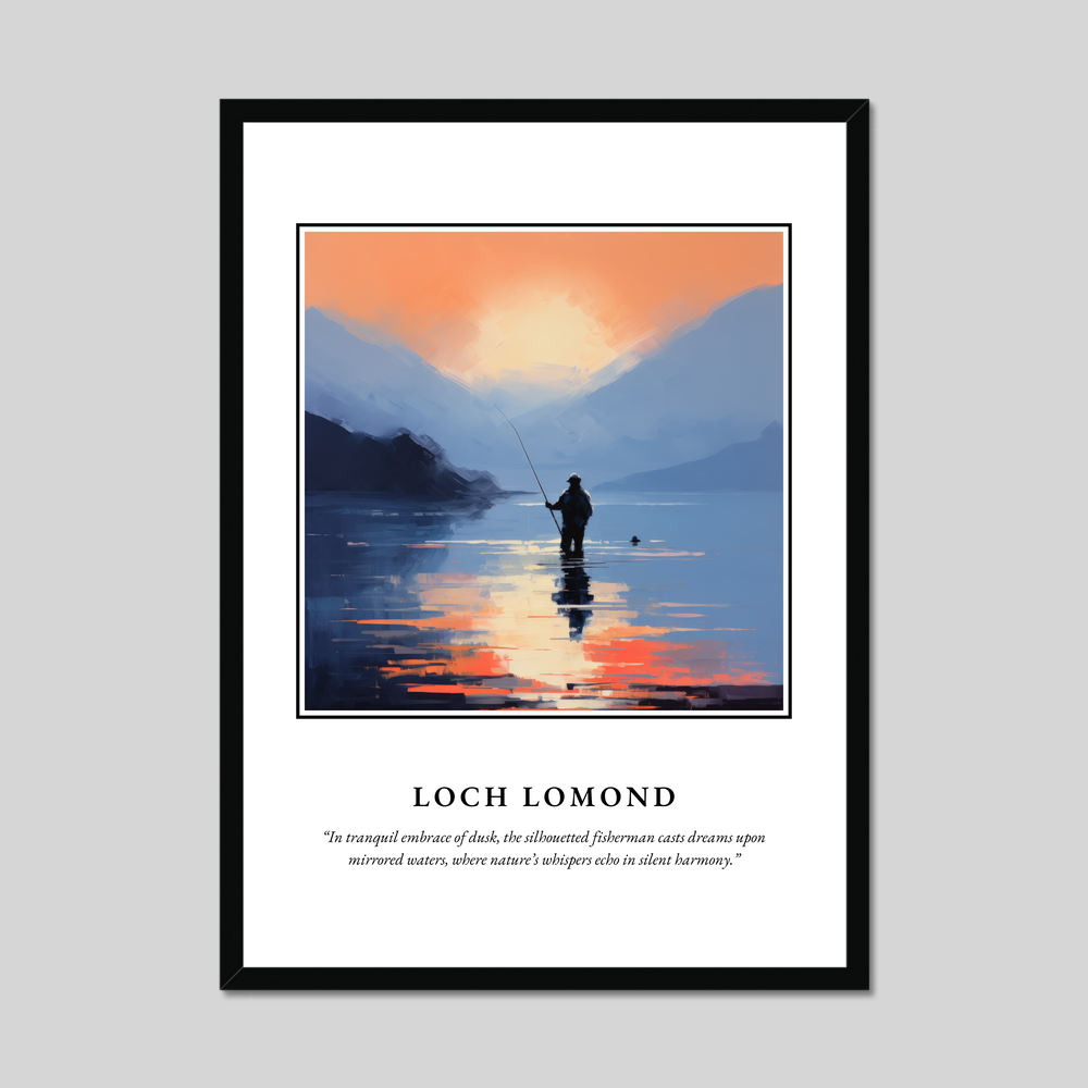 Poster in a black frame